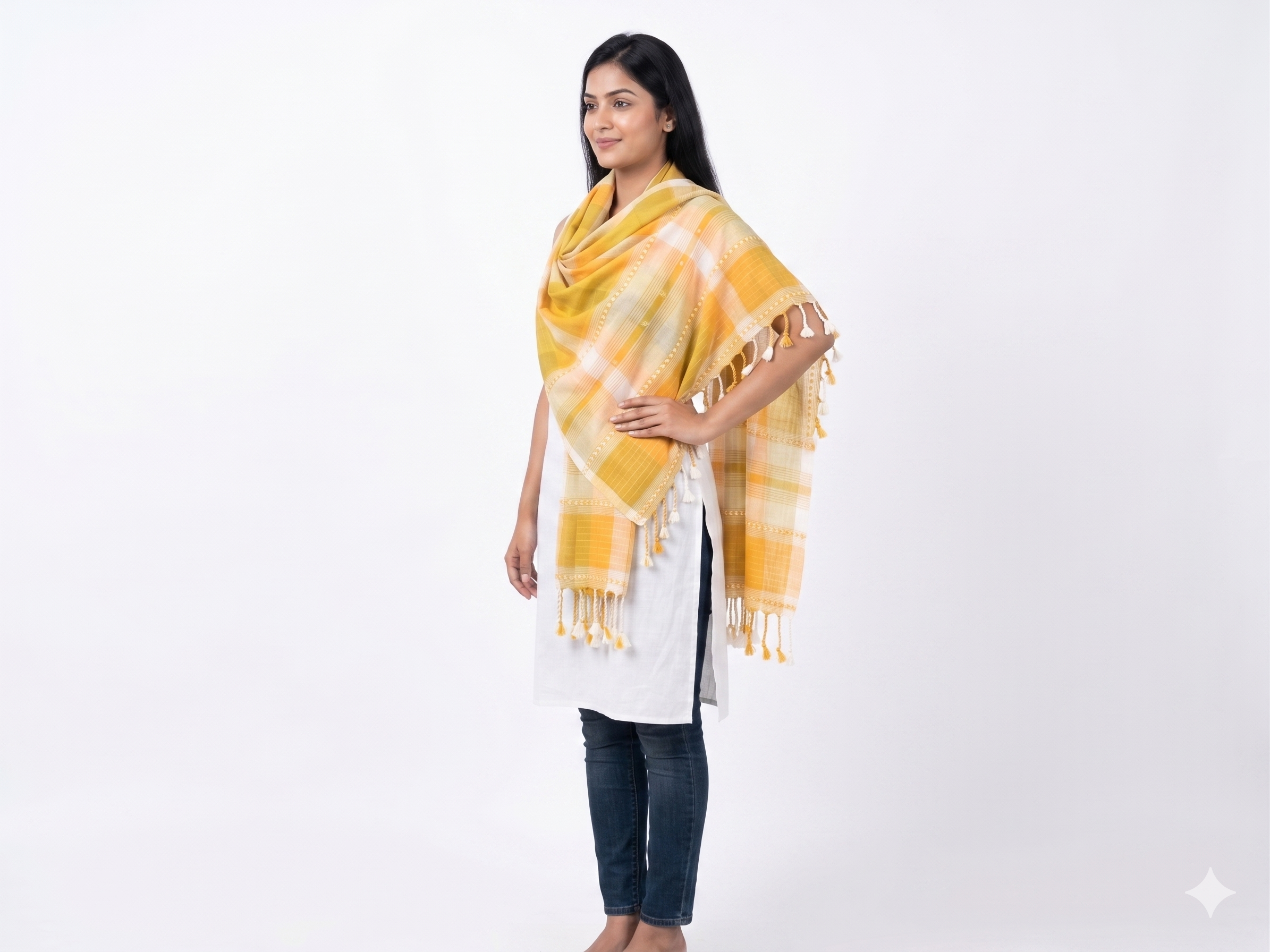 Traditional Yellow Dupatta